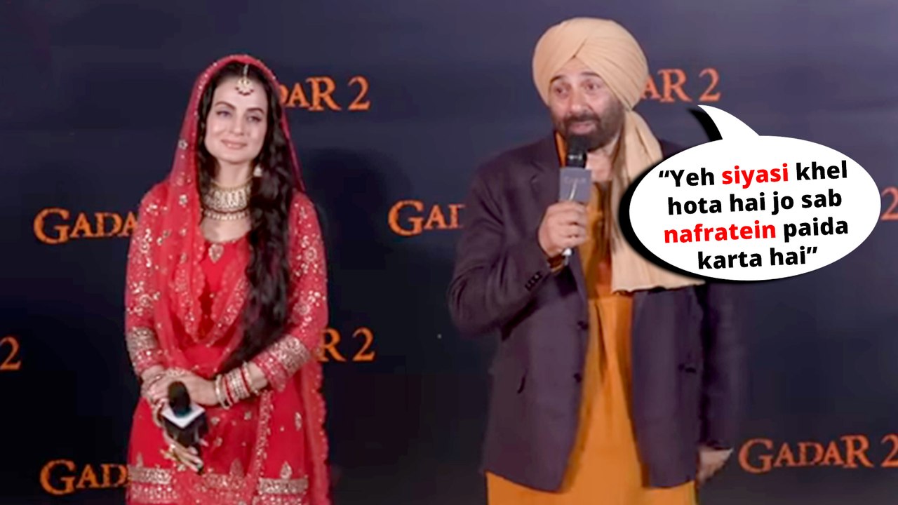 Sunny Deol Blames 'Political Game' For Hatred Between India And Pakistan And Says, There Is Love On Both Sides