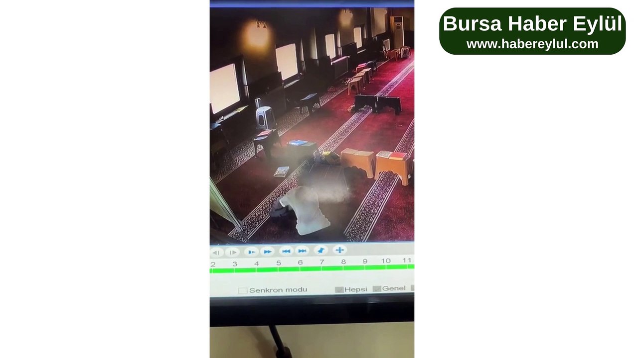 Bursa'da Camideki hırsızlık şok yaşattı!