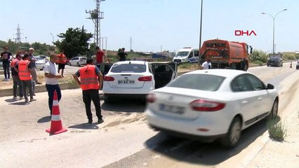 Adana'da Yol Süpürme Aracına Arkadan Çarpan Otomobildeki Kadın Hayatını Kaybetti