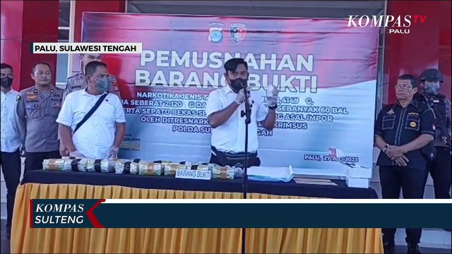 Pemusnahan Barang Bukti Narkoba