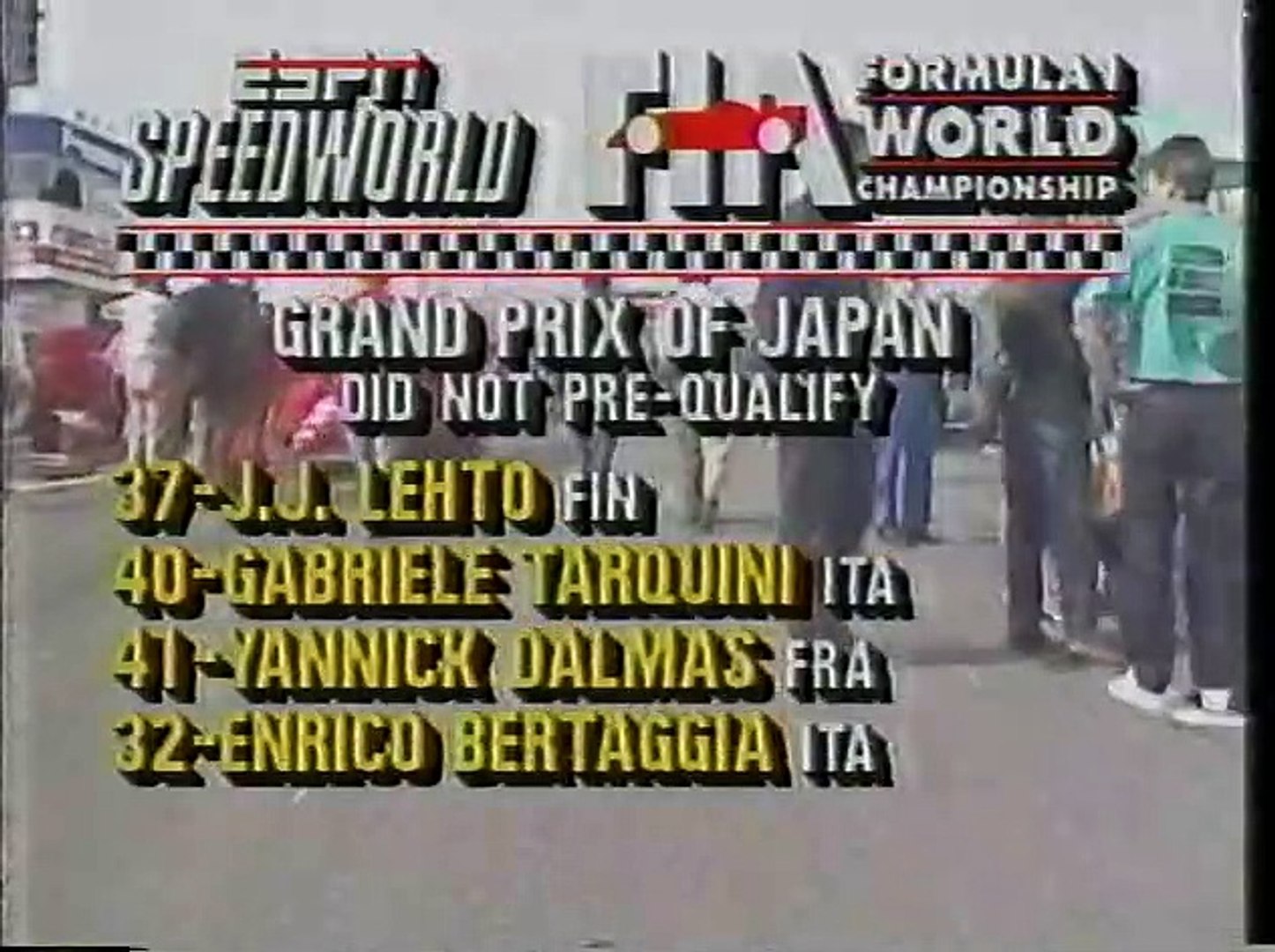 F1 1989 - JAPAN (ESPN) - ROUND 15 - video Dailymotion