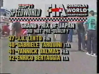 F1 1989 - JAPAN (ESPN) - ROUND 15