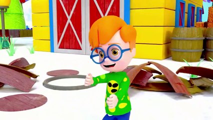 "Little Explorer's Big Adventure: Baby Catches Wild Cow!"