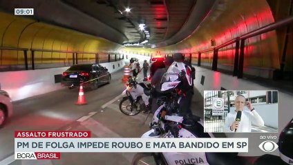 PM de folga impede roubo e mata bandido em São Paulo