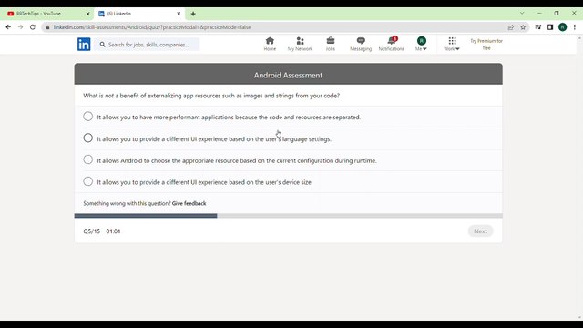 LinkedIn Android Assessment Answers 2023 - LinkedIn Android Quiz Questions and Answers 2023