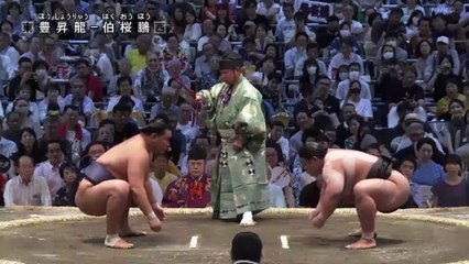 Makuuchi Yusho - Hoshoryu vs Hakuoho - Nagoya 2023, Day 15 (NHK)