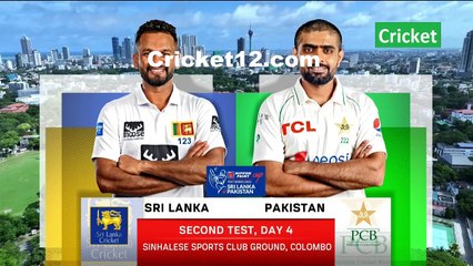 Pak vs SL 2nd Test Day 4 P1