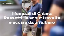 i funerali di Chiara Rossetti, la scout travolta e uccisa da un albero
