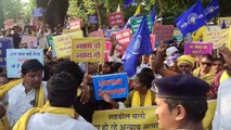 video story- आदिवासियों पर हो रहे अत्याचार के खिलाफ निकाली आक्रोश रैली