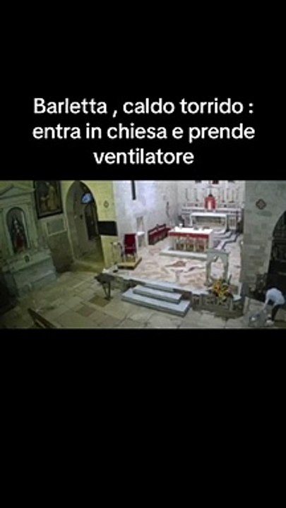 Barletta ladro ventilatore