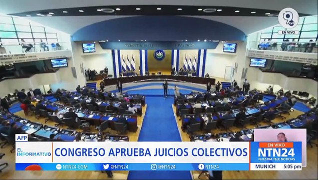 Congreso de El Salvador aprueba juicios colectivos a pandilleros