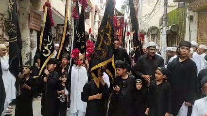 video...बोहरावाड़ी िस्थत मोईयदपुरा मस्जिद से वजीहपुरा मस्जिद तक अलम का जुलूस