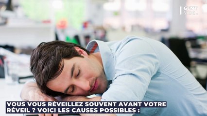 Vous vous réveillez souvent avant votre réveil ? Voici les causes possibles