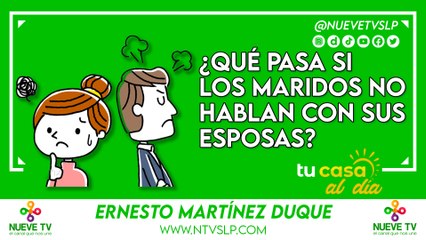 ¿Qué pasa si los maridos no hablan con sus esposas?