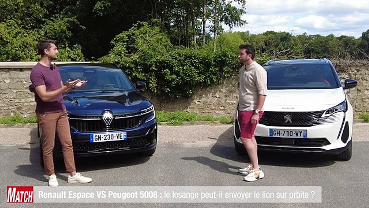 RENAULT ESPACE VS PEUGEOT 5008 [Essai Routier] : le losange peut-il envoyer le lion sur ORBITE ?