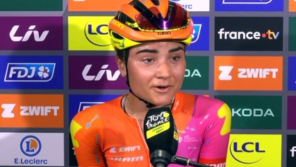 Tour de France Femmes 2023 - Ricarda Bauernfeind : "My teammates did such a fantastic job and then it was up to me, and I tried to attack and it worked out"