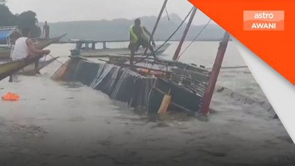 Taufan Doksuri: 19 terkorban, bot terbalik