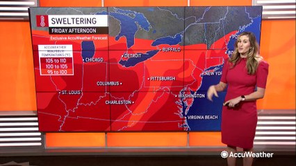 Download Video: Hot and stormy weather persists across the Northeast