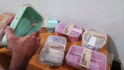 Unboxing and Review of Airtight Leak Proof 1 Container Panash Lunch Box 1000 ML
