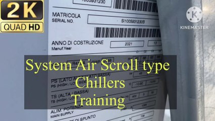 Training on Scroll type Reversible #Chiller #System Air #Italian Brand