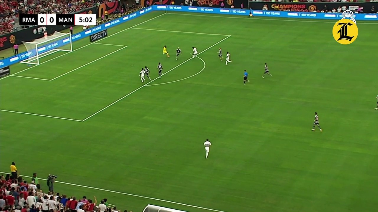 REAL MADRID VENCE A MANCHESTER UNITED 2 A 0
