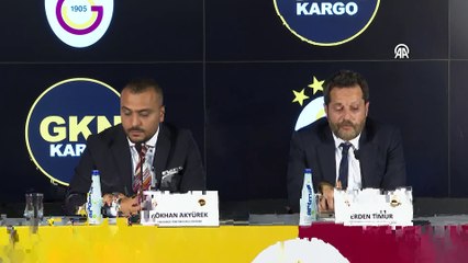 İSTANBUL - Galatasaray Kulübü, GKN Kargo ile sponsorluk sözleşmesi imzaladı (3)