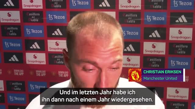 Eriksen: Højlund ist eine starke Nummer neun