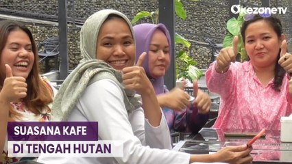 下载视频: Asyiknya Menikmati Suasana Kafe di Tengah Hutan yang Asri