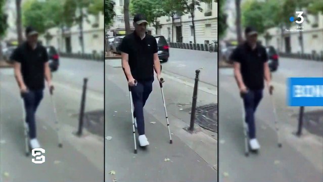 Après l'amputation de sa jambe droite, Matthieu Lartot donne de ses nouvelles: Je vous donne rendez-vous le 10 septembre ! - Regardez