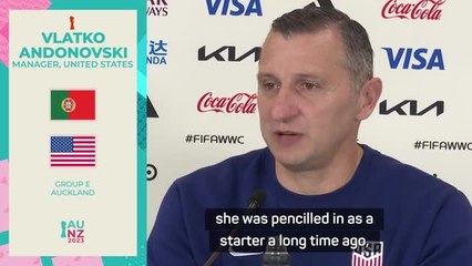 Andonovski hails Lavelle's importance ahead of crunch US tie