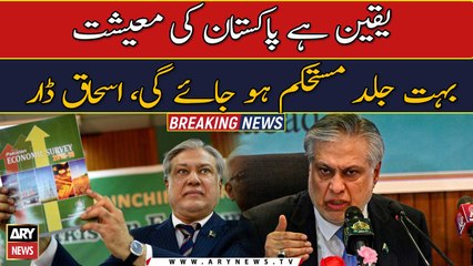 Pakistan's economy will stabilize very soon, Ishaq Dar