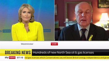 I think the PM is right to do this, Iain Duncan Smith says on oil and gas licenses