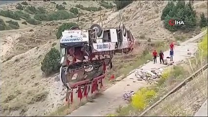Le bilan de l'accident dans lequel le bus de passagers a survolé le viaduc de Kars est passé à 8