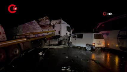 Alkollü kamyonet sürücüsünün çarptığı jandarma astsubay şehit oldu