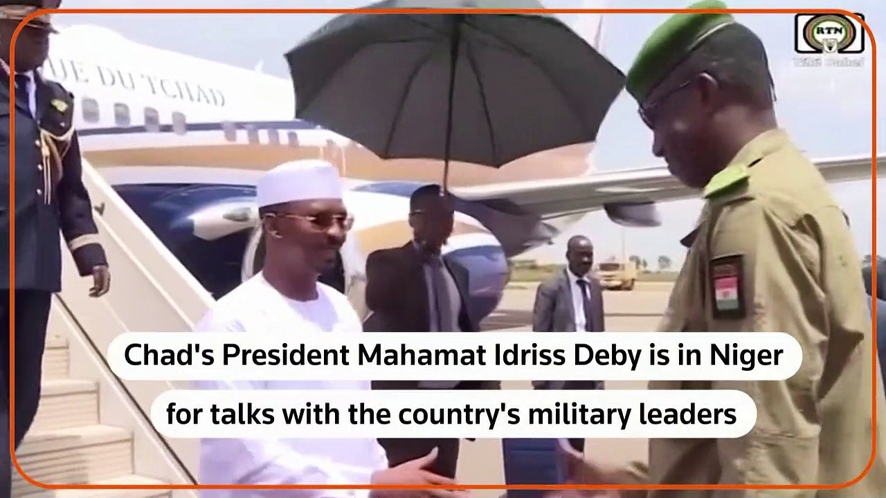 Chad's president holds talks with coup leader in Niger
