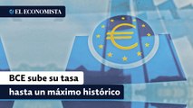 El Banco Central Europeo sube su tasa hasta un máximo histórico