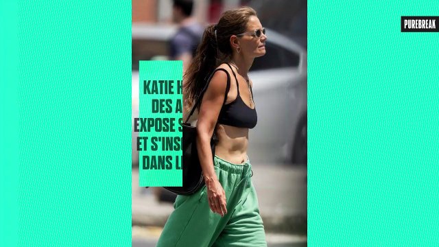 Katie Holmes, icône des années 2000, expose ses vergetures et s'inscrit fièrement dans le mouvement body positive