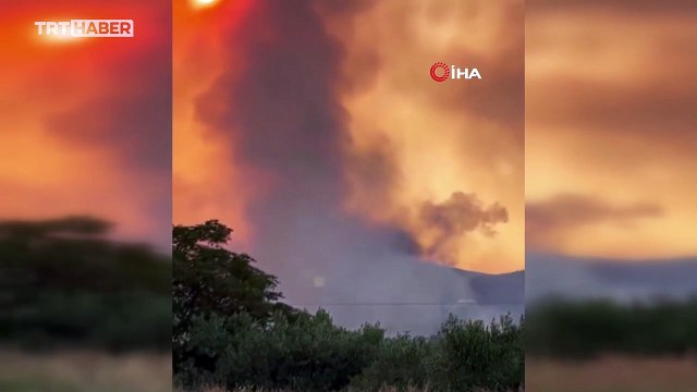 Yunanistan'da alevler durdurulamıyor: Mühimmat deposu patladı