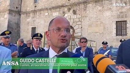 Sisma 2016, Castelli: "Una nuova estetica per il cratere del terremoto"