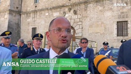 Sisma 2016, Castelli: "Una nuova estetica per il cratere del terremoto"