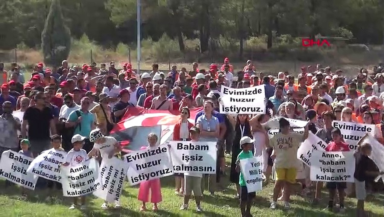 YENİKÖY KEMERKÖY TERMİK SANTRAL ÇALIŞANLARI KADERİMİZLE İLGİLİ BAŞKALARININ KARAR VERMESİNE MÜSAADE ETMEYECEĞİZ