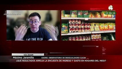 Máximo Jaramillo habla sobre los resultados de la Encuesta de Ingreso y Gasto de los Hogares