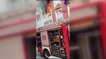 Küçükçekmece'de İş Yerinde Yangın: 2 Kişi Yaralandı