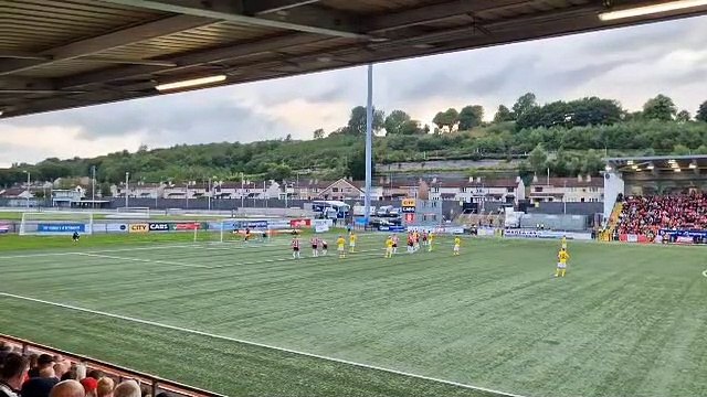 KuPS take the lead on the stroke of half-time from the penalty spot