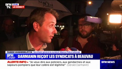 Syndicats policiers reçus par Gérald Darmanin: "On a eu un ministre plutôt d'accord avec nos propositions", réagit Fabien Vanhemelryck (secrétaire général du syndicat Alliance Police nationale)