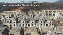 Check out a ghost town of deserted Chinese mansions