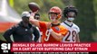 Bengals QB Joe Burrow Leaves Practice On Cart