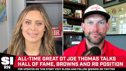 Joe Thomas Doesn't See a Contract Solution That Will Benefit NFL Running Backs