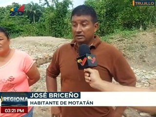 Trujillo |  Habitantes del mcpio. Motatán denuncian el deterioro de la vialidad  en dicho sector