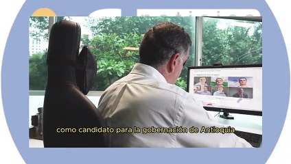 (EN VIDEO) Tal como lo prometió Mauricio Tobón inscribió su candidatura a través de la plataforma virtual de la Registraduría Nacional